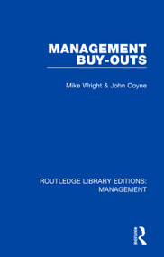 Management Buy-Outs - 9780815365860 by John Coyne, Michael Wright, 9780815365860