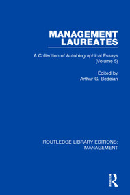 Management Laureates (A Collection of Autobiographical Essays (Volume 5)) - 9780815356936 by Arthur G. Bedeian, 9780815356936
