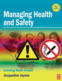 Managing Health and Safety - 9780750684415 by Jacqueline Jeynes, 9780750684415