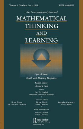Models and Modeling Perspectives (A Special Double Issue of mathematical Thinking and Learning) by Richard A. Lesh, 9780805896039