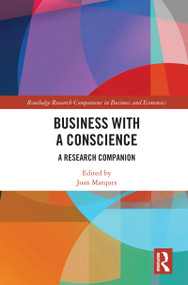Business With a Conscience (A Research Companion) by Joan Marques, 9780367688837