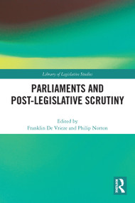 Parliaments and Post-Legislative Scrutiny - 9780367677596 by Franklin de Vrieze, Philip Norton, 9780367677596