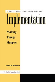 Implementation - 9781883001537 by Anita Pankake, 9781883001537