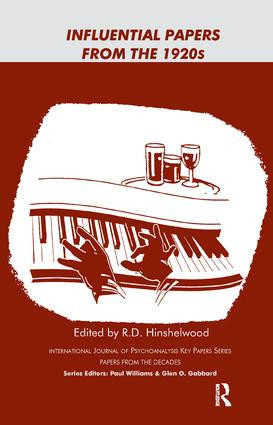 Influential Papers from the 1920s - 9781855753907 by Robert Hinshelwood, 9781855753907