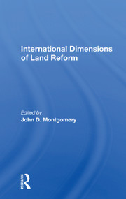International Dimensions Of Land Reform - 9780367166359 by John D Montgomery, 9780367166359