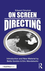On Screen Directing - 9781138584426 by Edward Dmytryk, 9781138584426