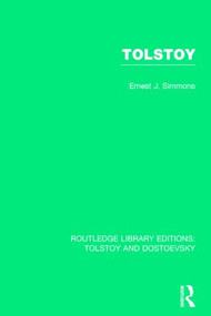 Tolstoy - 9781138803459 by Ernest Joseph Simmons, 9781138803459