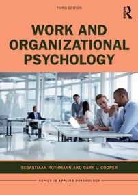 Work and Organizational Psychology by Sebastiaan Rothmann, Cary L. Cooper, 9781032064918