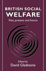 British Social Welfare by David Gladstone, 9781857281989