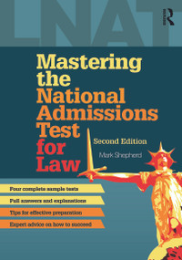 Mastering the National Admissions Test for Law by Mark Shepherd, 9780415636001