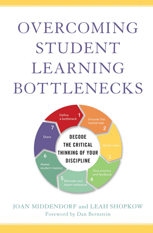 Overcoming Student Learning Bottlenecks (Decode the Critical Thinking of Your Discipline) by Joan Middendorf, Leah Shopkow, 9781620366653