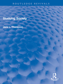 Studying Society by Jane L. Thompson, 9780367686802