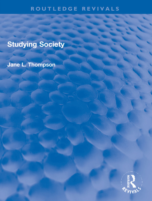 Studying Society by Jane L. Thompson, 9780367686802