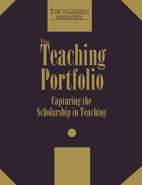 The Teaching Portfolio (Capturing the Scholarship in Teaching) by Russell Edgerton, Pat Hutchings, Kathleen Quinlan, 9781563770036
