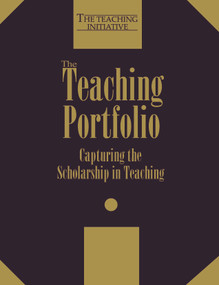 The Teaching Portfolio (Capturing the Scholarship in Teaching) by Russell Edgerton, Pat Hutchings, Kathleen Quinlan, 9781563770036
