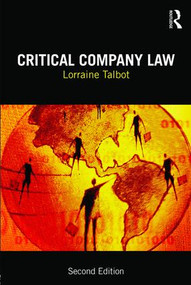 Critical Company Law - 9780415538824 by Lorraine Talbot, 9780415538824