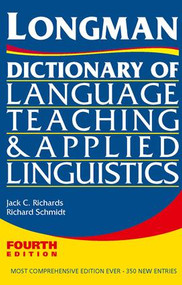Longman Dictionary of Language Teaching and Applied Linguistics - 9781408204603 by Jack C. Richards, Richard W. Schmidt, 9781408204603