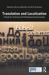 Translation and Localization (A Guide for Technical and Professional Communicators) - 9781138319943 by Bruce Maylath, Kirk St.Amant, 9781138319943