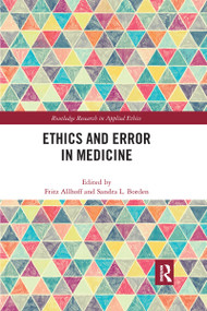 Ethics and Error in Medicine - 9781032176826 by Fritz Allhoff, Sandra Borden, 9781032176826