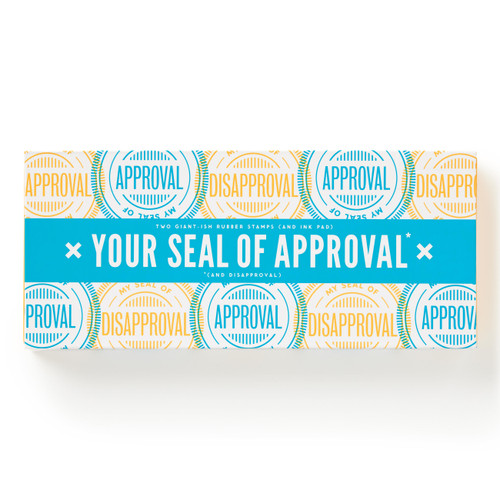 Your Seal Of Approval Stamp Set by Brass Brass Monkey, Galison, 9780735377646