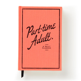 Part-Time Adult Undated Daily Planner by Brass Brass Monkey, Galison, 9780735381100