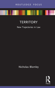 Territory (New Trajectories in Law) by Nicholas Blomley, 9781032182001