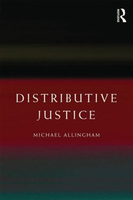 Distributive Justice - 9780415859103 by Michael Allingham, 9780415859103