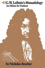 G.W. Leibniz's Monadology - 9780415072847 by Nicholas Rescher, 9780415072847