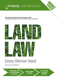 Optimize Land Law - 9781138654112 by Emma Warner-Reed, 9781138654112