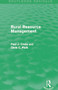 Rural Resource Management (Routledge Revivals) by Paul Cloke, Chris C. Park, 9780415712828