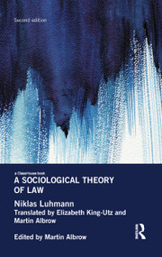 A Sociological Theory of Law - 9781138644489 by Niklas Luhmann, Martin Albrow, 9781138644489