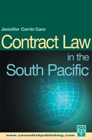 South Pacific Contract Law by Jennifer Corrin-Care, 9781859416181