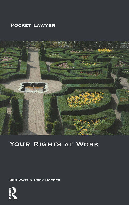 Your Rights at Work by Bob Watt, Rosy Border, 9781859418635