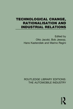 Technological Change, Rationalisation and Industrial Relations - 9781138038813 by Otto Jacobi, Bob Jessop, Hans Kastendiek, Marino Regini, 9781138038813