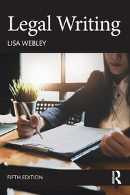 Legal Writing by Lisa Webley, 9781138586154