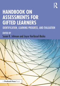 Handbook on Assessments for Gifted Learners (Identification, Learning Progress, and Evaluation) - 9781032259840 by Susan K. Johnsen, Joyce VanTassel-Baska, 9781032259840