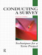 Conducting a Survey (Techniques for a Term Project) by Lawrence T. Orcher, 9781884585722