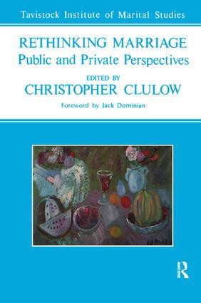 Rethinking Marriage (Public and Private Perspectives) - 9781855750463 by Christopher Clulow, 9781855750463
