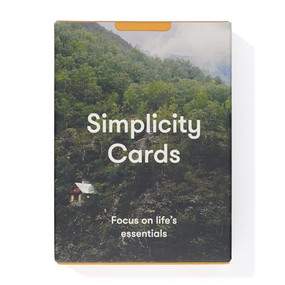 Simplicity Cards (52 cards for greater serenity, ease and clarity) by The School of Life, 9781915087966