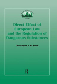 Direct Effect Of European Law - 9781138967724 by Christopher J M Smith, 9781138967724