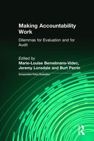 Making Accountability Work (Dilemmas for Evaluation and for Audit) - 9781412865555 by Marie-Louise Bemelmans-Videc, 9781412865555