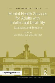 Mental Health Services for Adults with Intellectual Disability (Strategies and Solutions) - 9781138995765 by Nick Bouras, Geraldine Holt, 9781138995765