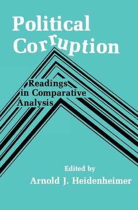 Political Corruption (Readings in Comparative Analysis) - 9780878556366 by Michael Johnston, 9780878556366