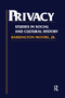 Privacy (Studies in Social and Cultural History) - 9780873322690 by Barrington Moore Jr., 9780873322690