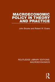 Macroeconomic Policy - 9781138938908 by John Brooks, Robert W. Evans, 9781138938908
