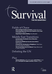 Survival 49.2 (Survival 49.2 Summer 2007) by Dana Allin, 9780415440288