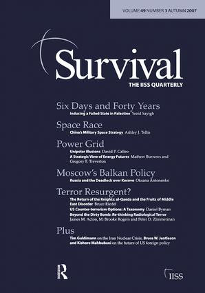 Survival 49.3 (Survival 49.3 Autumn 2007) by Dana Allin, 9780415440295