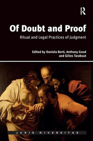 Of Doubt and Proof (Ritual and Legal Practices of Judgment) - 9781138637054 by Daniela Berti, Anthony Good, 9781138637054