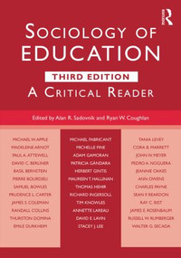 Sociology of Education (A Critical Reader) by Alan R. Sadovnik, Ryan Coughlan, 9781138843004