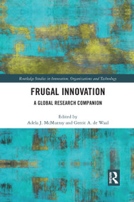 Frugal Innovation (A Global Research Companion) - 9781032082844 by Adela J. McMurray, Gerrit A. de Waal, 9781032082844